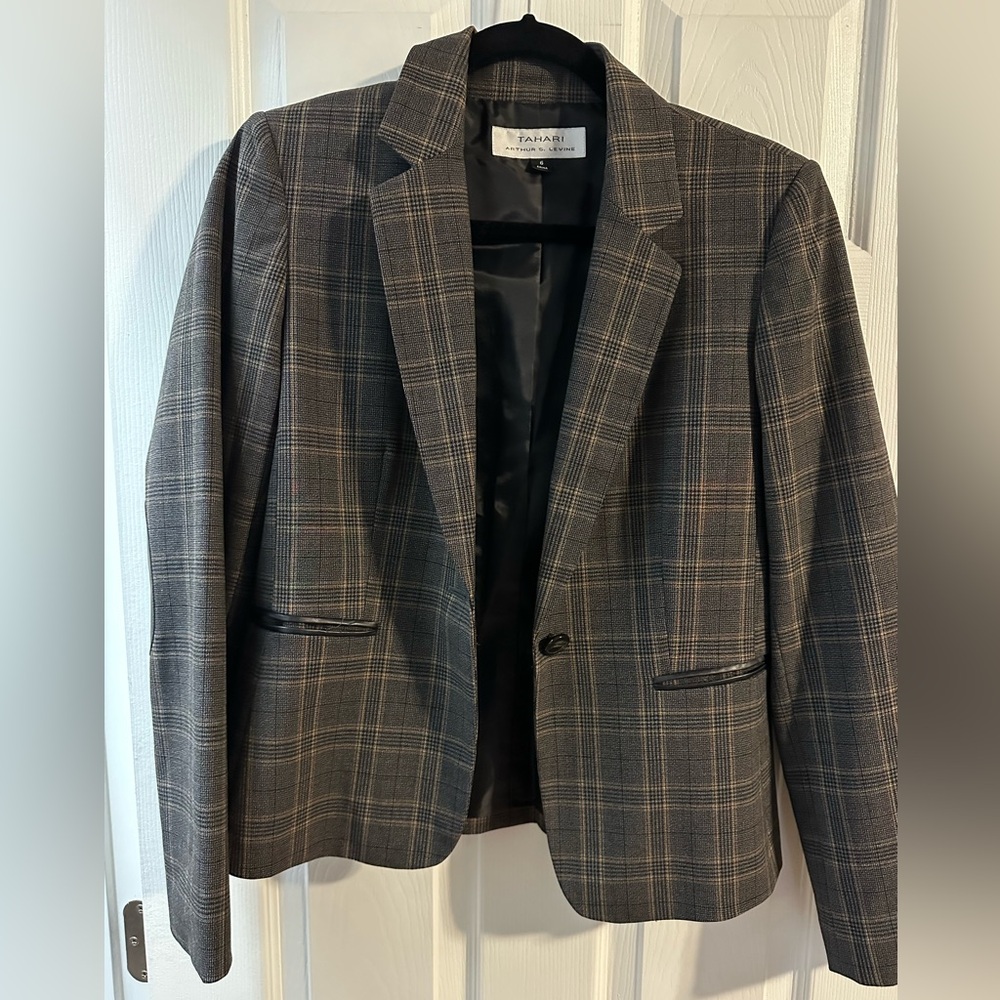 Plaid blazer
